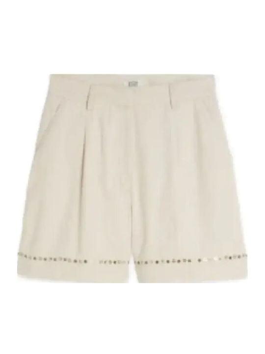 Women's High Waist Shorts FOG