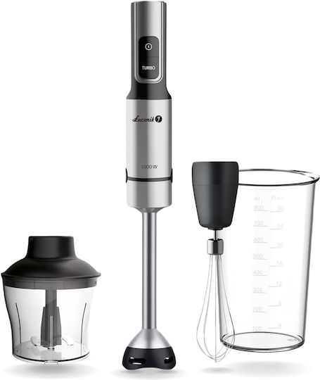 Lucznik Blender de Mână cu Tijă din Inox 1500W Negru