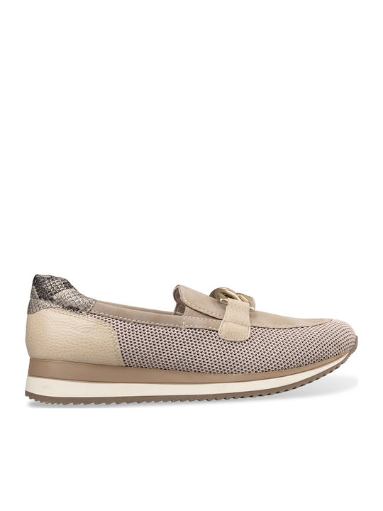 Γυναικεία Loafers σε Μπεζ Χρώμα