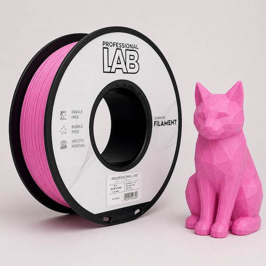 PLA+ Филамент 3D Принтер Професионален Лаб 1 Kg 1.75 Mm Розов