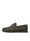 Suede Ανδρικά Boat Shoes σε Πράσινο Χρώμα