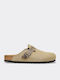 Boston Leather Winter Men's Slippers Khaki
