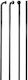Alpina 284 Extralite Round J-bend Black Bicycle Spokes 36 Pcs