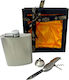 Men's Set Vlv Flask Funnel Multifunctional Knife In Premium Box