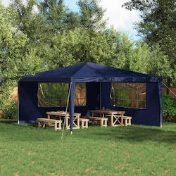 vidaXL Garden Gazebo with LEDs Blue 4x1.95m vidaXL Garden Gazebo with LEDs Blue 4x1.95m