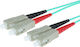 Cablu De Fibră Optică Act Om3 Sc Sc Duplex 50/125μm Upc 7m Albastru Deschis Rl3607