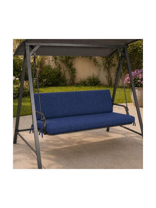 Pucioasa Gartenstuhlkissen Mit Rückenlehne Blau 50x150cm