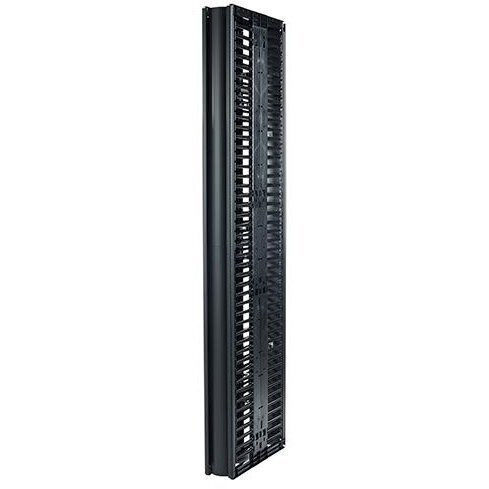 Apc Vertikaler Kabelmanagement für Rack-Schränke 2 & 4 Post 84 Zoll Hoch x 6 Zoll Breit Doppel-Schiebbar Wit