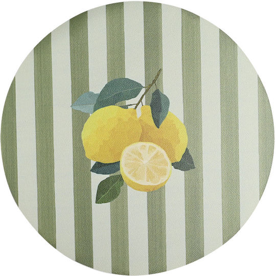 Estia Citrus Grove Tischsets Rund Gelb 38cm Estia Citrus Grove Tischsets Rund Gelb 38cm