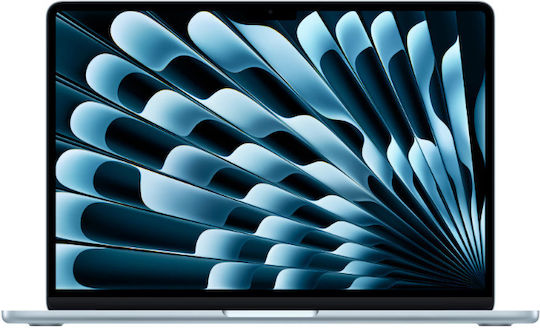 Apple MacBook Air 13.6" Panou IPS Ecran Retina (M4-10 Nuclee/16GB/512GB SSD/10-Core GPU) cu Încărcător 35W Dublu Port Albastru Ceresc Tastatură Română