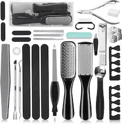 Pedicure Set 26 Pieces Stainless Steel