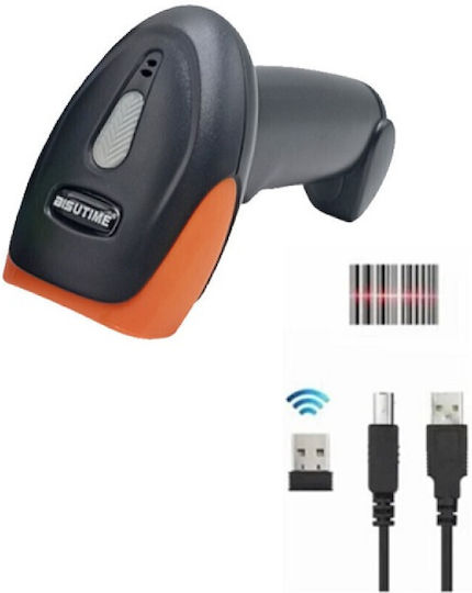Wireless Handheld Scanner With 1D Barcode Readability