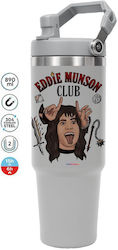 Koupakoupa Eddie Munson Handled Thermos Stainle...