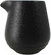 Porcelain Milk Jug 200ml Piana Series Black Pebble Texture Cv Piana-bk-06-620