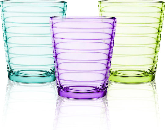 Viosarp Set Water Glasses Glass 250ml 3pcs