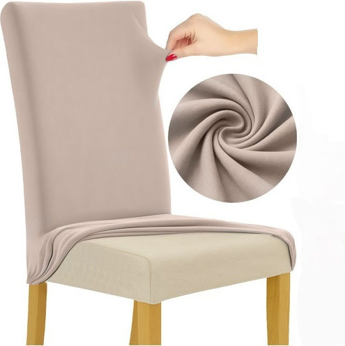 Kesnup Elastische Abdeckungen Stuhl Beige 65x40cm 6 Stück