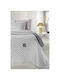 Guy Laroche Arden Tagesdecken Set Halbdoppel Microfiber Rauch 180x240cm 2Stücke