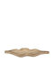 Decorative Wooden Beige Platter 64x23x5.5cm