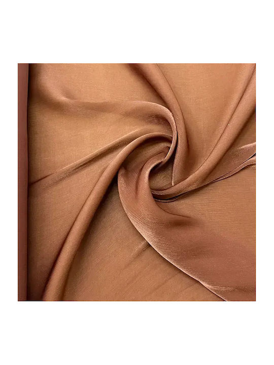 Ύφασμα Διακόσμησης Σατέν με το Μέτρο Φάρδους 145εκ. Rust