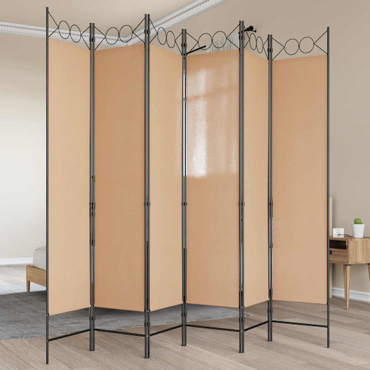 vidaXL Paravan Decorativ din Țesătură 240x200cm