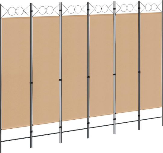 vidaXL Paravan Decorativ din Țesătură 240x180cm