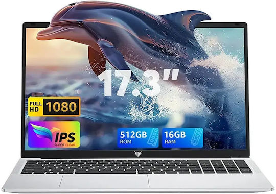 Acemagic 17.3" FHD (Ryzen 3-4300U/16GB/512GB SSD + 16GB SSD/W11 Pro) (International English Keyboard)