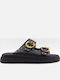 Women's Flat Sandals Flatforms Black