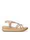 Women's Flat Sandals Beige