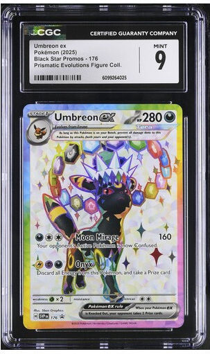 Umbreon Ex Black Star Promos 176 Cgc 9
