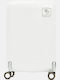 Mandarina Duck Sky Duck Cabin Hard Suitcase White With 4 Wheels Height 55cm