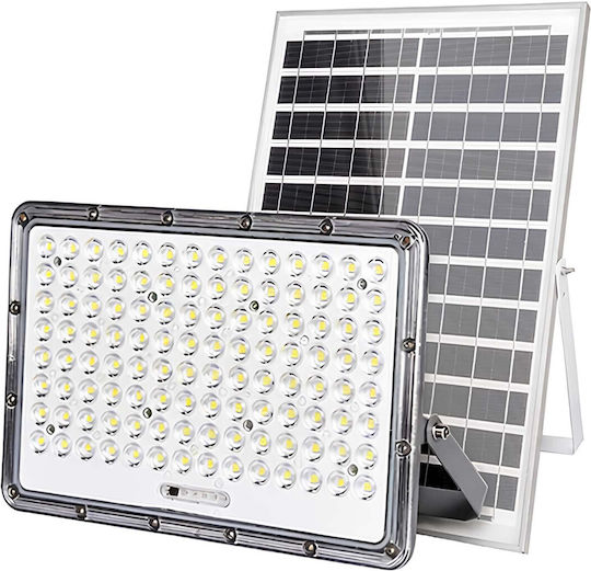 Avizar Solarlight Led Floodlight 17w 20w Solar Panel Automatic Detection Grey