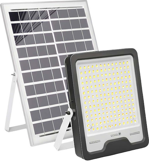 Avizar Solar Led Projector 20w 25000mah Battery Outdoor Lighting Black