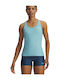 Racer Women's Sports Sleeveless Blouse Fast Drying with Mesh Turquoise