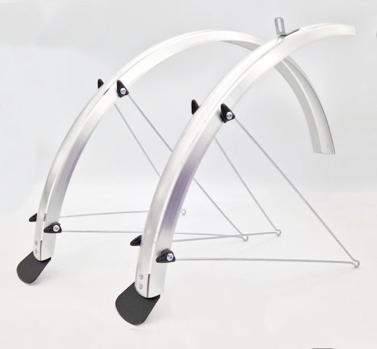 28"/700c Balamale și Protecții Pentru Biciclete Argintii Spencer