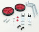 Saks Red Bicycle Training Wheels 12-20"