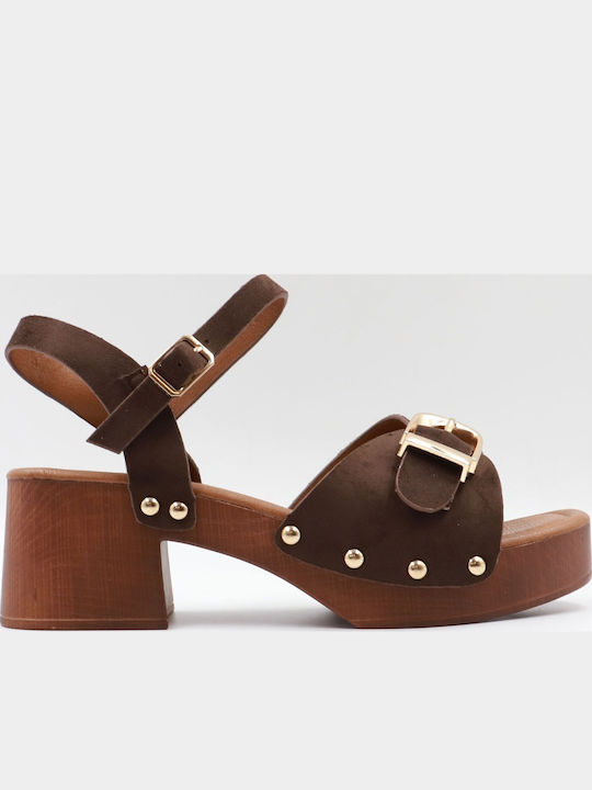 Sweetshoes Damen Sandalen Braun