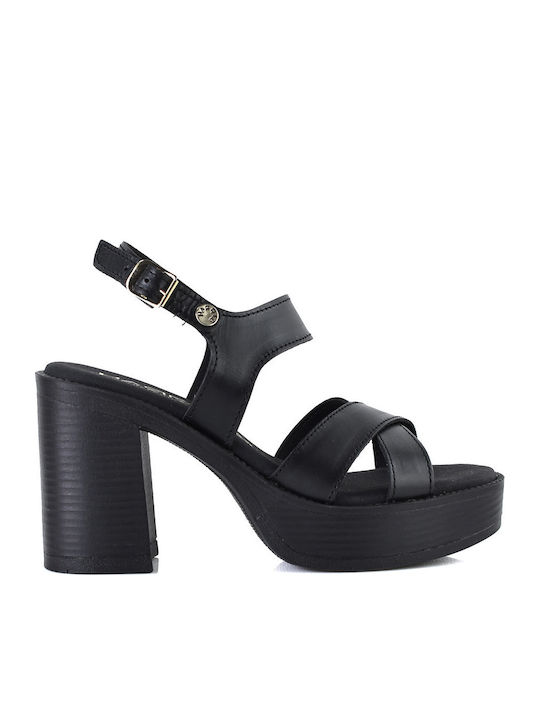 Harris Leather Black Sandals