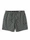 Men's Swimwear Bermuda Anthracite With Patterns
