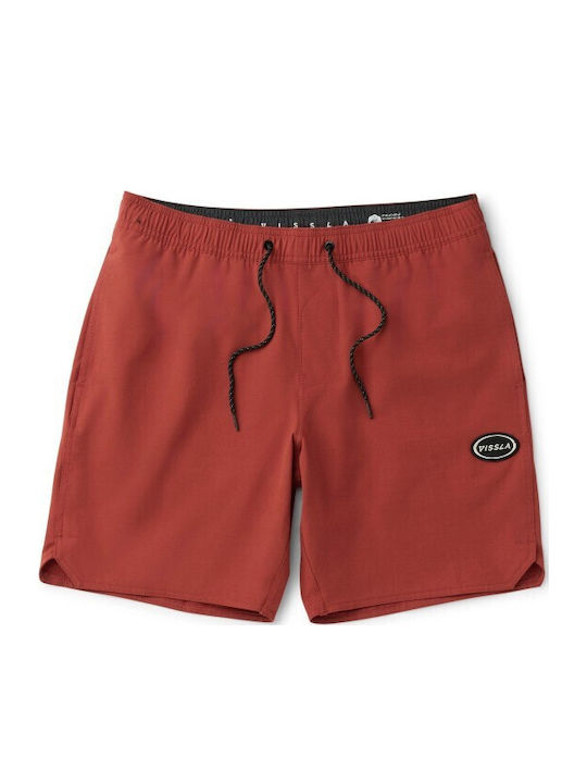 Vissla 17 5'' Ανδρικό Μαγιό Βερμούδα Red