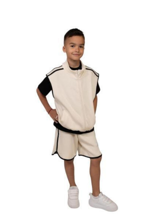 Minimo Kids Set with Beige Shorts 2 Pieces
