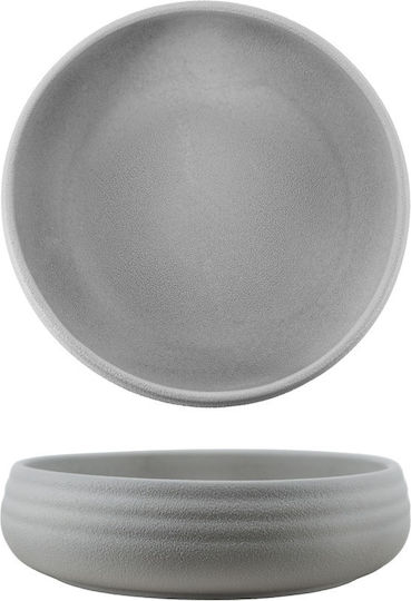 Piana Salad Bowl Made of Gray Porcelain