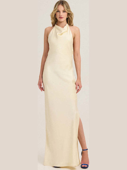 Enzzo Sommer Maxi Damenkleid für Hochzeit - Tau...