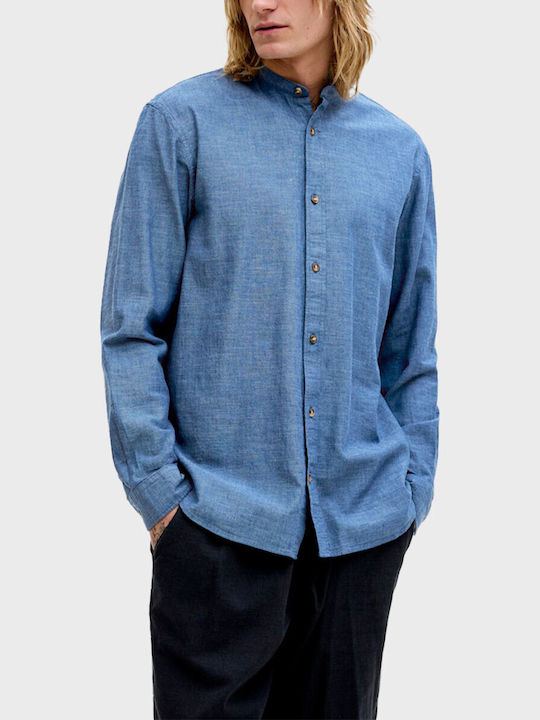Jack & Jones Kurzärmeliges Leinen-Herrenhemd in...