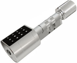 Ambianzza Încuietoare Electronică în Culoare Argintie cu Conectivitate Bluetooth și Wi-Fi Ambianzza Încuietoare Electronică în Culoare Argintie cu Conectivitate Bluetooth și Wi-Fi