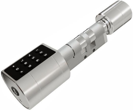 Ambianzza Inox Elektronische Schlösser mit Bluetooth- und Wi-Fi-Verbindung in Silber