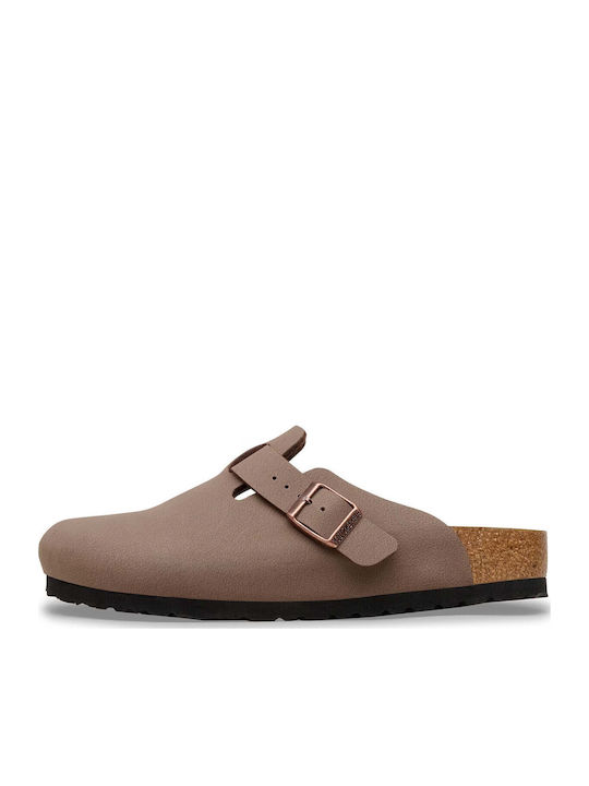Birkenstock Boston Зимни Дамски Пантофи Кафяви ...