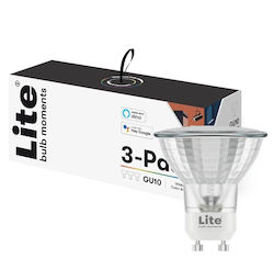 Lite Bulb Moments Smart LED 4.5W GU10 RGB 3τμχ