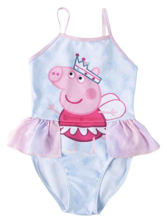 Cerda Peppa Pig Kinder Badebekleidung Einteilig Hellblau-Rosa