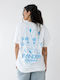 Damen T-shirt Weiß