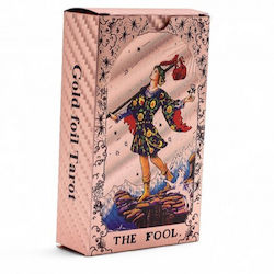 Carti de Tarot Moon Phase Roz Auriu Carte de Instrucțiuni 78 Carti+carte